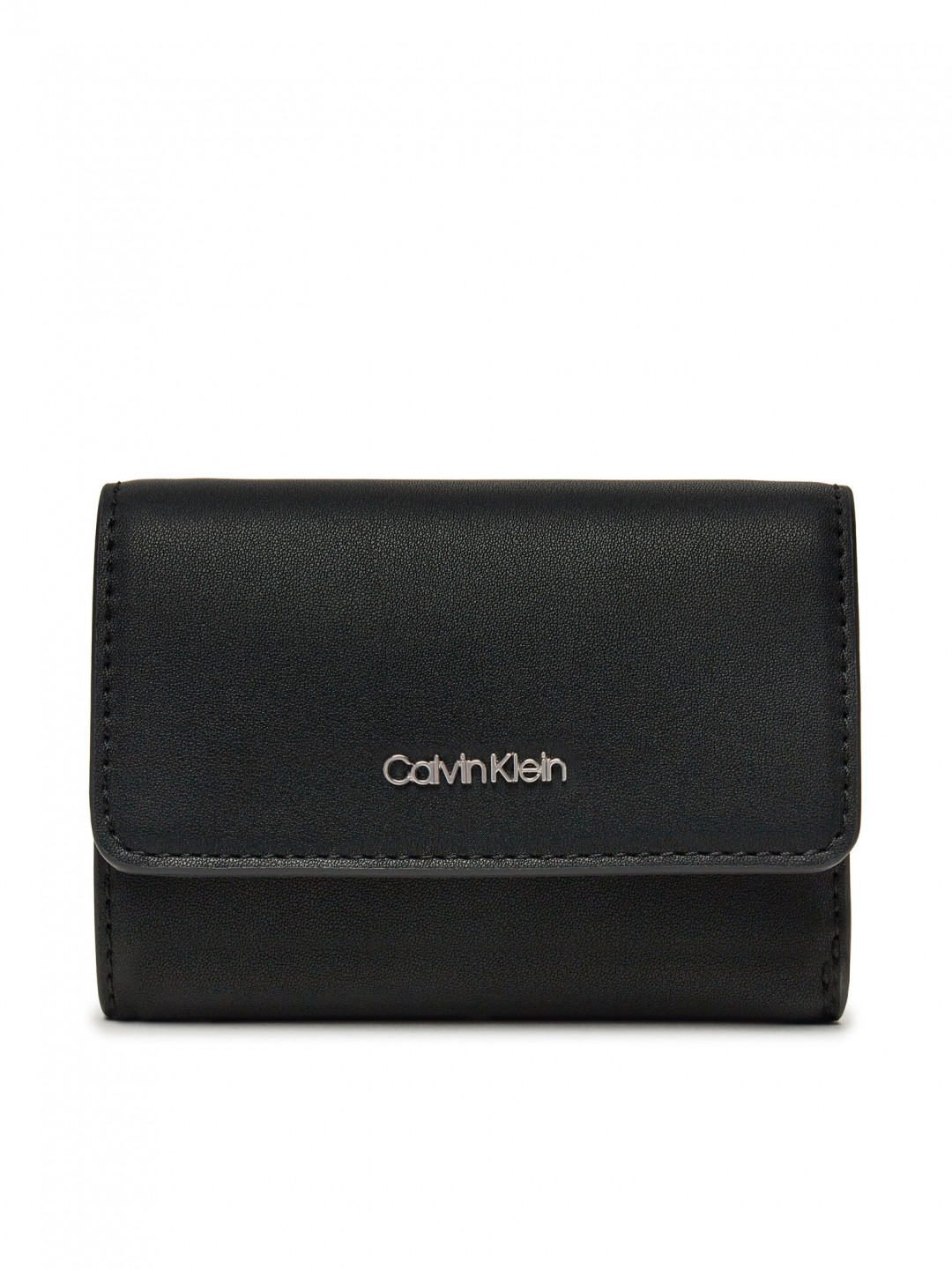 Calvin Klein Dámská peněženka Ck Must Small Trifold W Zip LV04F1030G Černá